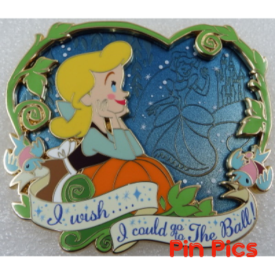 WDI - Cute Cinderella - Wishes Series 1 - I Wish I Could Go to the Ball - D23 - Jumbo