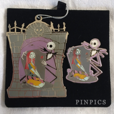 Disney Catalog - Jack & Sally Holiday Cloisonne Pin & Ornament Set