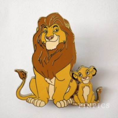 Acme-Hotart - Family Portrait 1 - Mufasa and Simba Gold