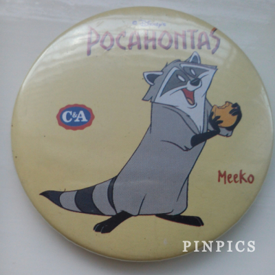 Button - Pocahontas- Meeko - C&A