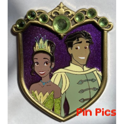 WDI - Tiana and Naveen - Couples Crest - Prince Princess - Princess and the Frog