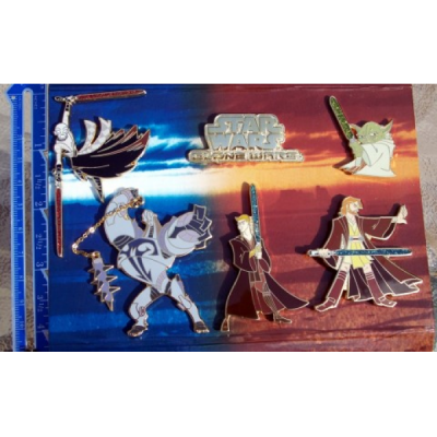 Star Wars: Clone Wars- Animated series (2003-2005) Boxed pin set. 