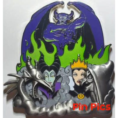 WDW - Maleficent and Evil Queen - One Family Pin Celebration - Villainous Friends 