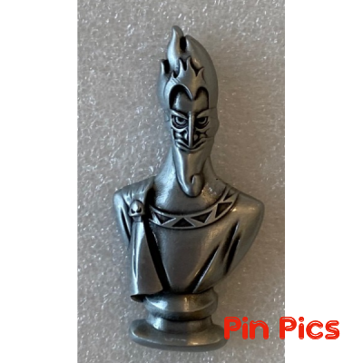 WDW - Hades - Hall of Sculpted Busts - Heroes vs Villains - Silver Pewter