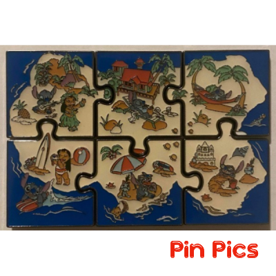 Loungefly - Lilo and Stitch - Beach Scenes Puzzle Set - Mystery