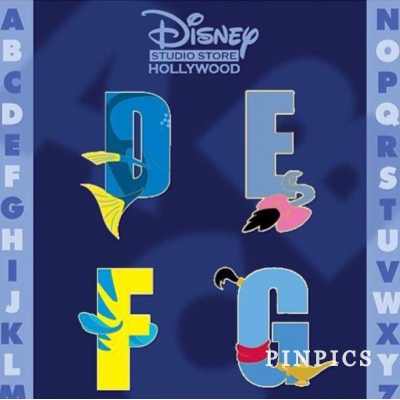 DSSH - Dory, Eeyore, Flounder and Genie - Alphabet