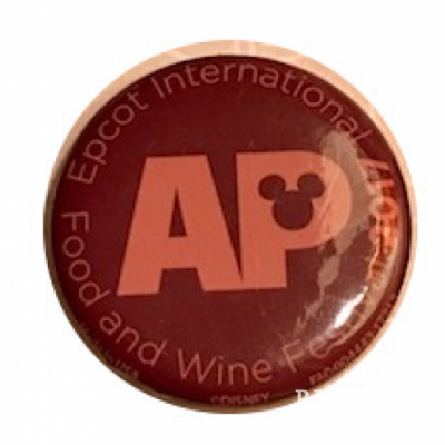 WDW - EPCOT International Food and Wine Festival 2017 AP Red Button