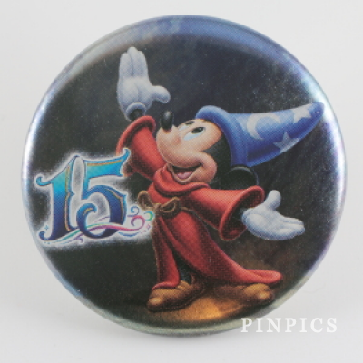 TDS 15th Anniversary - The Year of Wishes - Pin and Button set - Fantasia button only