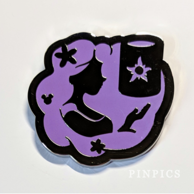 DL - Rapunzel and Lantern - Tangled - Princess Profile Silhouettes - Hidden Mickey