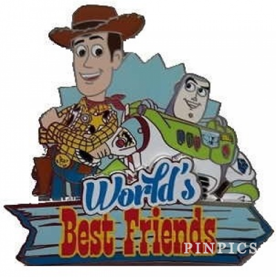 DLP - Woody and Buzz - Toy Story - Worlds Best Friends