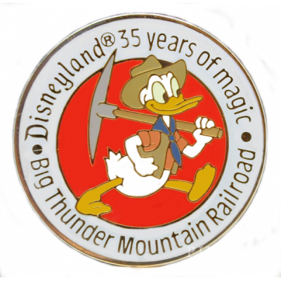 DL - Donald Duck - Big Thunder Mountain Railroad - 35 Years of Magic