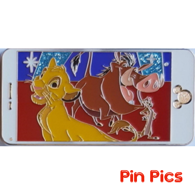SDR - Simba, Pumbaa & Timon - Cell Phone - Pin Trading Fun Day 2021