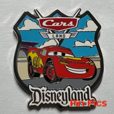 Walt Disney Travel Company - Cars Land - Lightning McQueen Pin and Lanyard Set