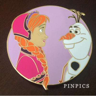 Unauthorized - Princess Best Friends - Frozen Anna Profile with Olaf 