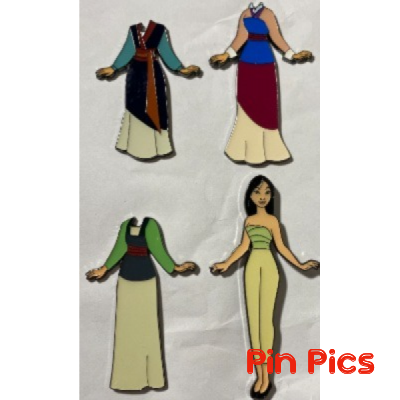Loungefly - Mulan - Magnetic Paper Doll Set