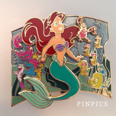 DLR - The Little Mermaid Surprise Puzzle Pin - Ariel and Sebastian - (Artist Proof)