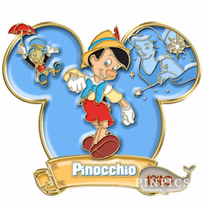 The Bradford Exchange - Pinocchio, Jiminy and Blue Fairy - Magical Moments Of Disney