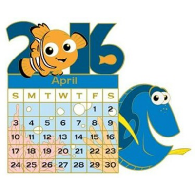 DSSH - Nemo and Dory - Finding Nemo - April - Pixar - Calendar