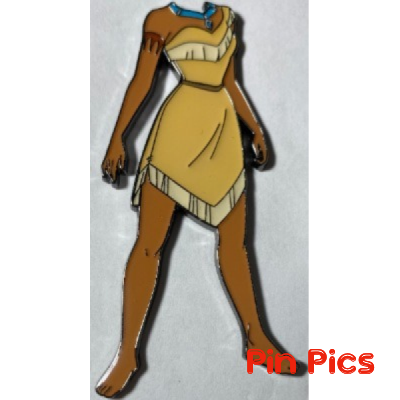 Loungefly - One Shoulder Dress - Pocahontas - Magnetic Paper Doll