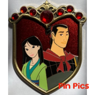 WDI - Mulan and Li Shang - Couples Crest - Prince Princess
