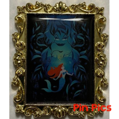 Ariel & Ursula - Gold Frame - The Little Mermaid