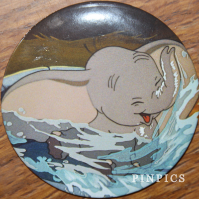Button - Dumbo Water Bath Scene Jumbo 
