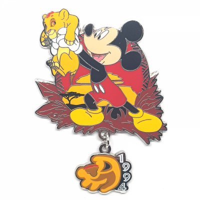 DLP - Mickey as Rafiki with Simba - Lion King - Pin Trading Event - It All Started with a Mouse
