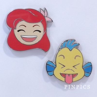 DLP - Emoji Set -  Ariel and Flounder 
