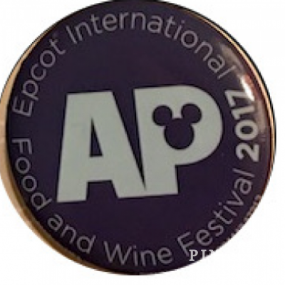 WDW - EPCOT International Food and Wine Festival 2017 AP Blue Button