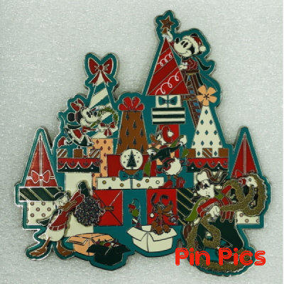 Mickey, Minnie, Goofy, Donald, Daisy, and Pluto - Christmas - Jumbo 