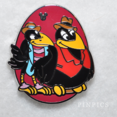 WDW - Jim Dandy and Fat Crow - Dumbo - Birds - Hidden Mickey