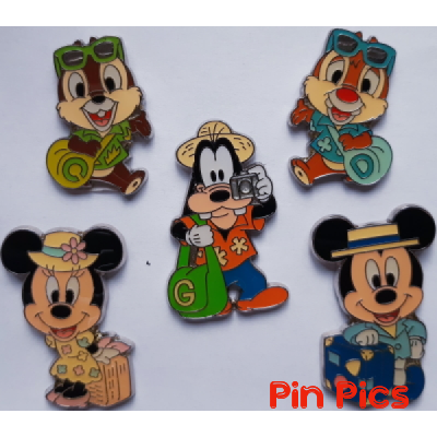 TDS - Game Prize Set - Mickey and Duffy's Spring Voyage - Mickey, Minnie, Chip, Dale, Goofy