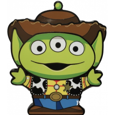 FiGPiN - LGM Woody - 411 - Toy Story - Pixar Alien Remix - Little Green Men - Sheriff
