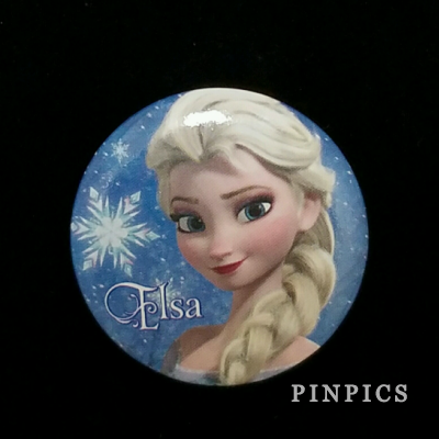 Button - Frozen - Elsa