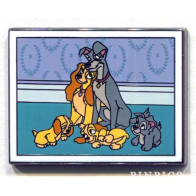 Lady, Tramp, and Puppies - Disney Films - Mystery