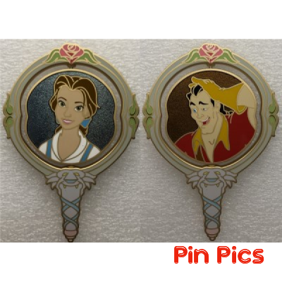 DEC - Belle and Gaston - Beauty and the Beast - Mirror - Good Versus Evil - Spinner
