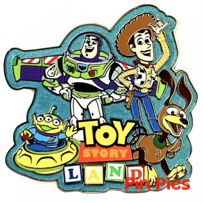 WDW - Buzz Lightyear, Woody, Slinky Dog and Little Green Men -  Toy Story Land