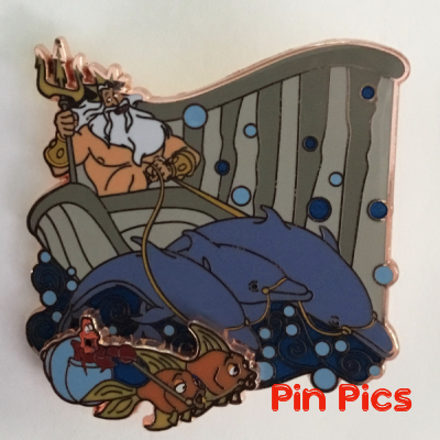 King Triton and Sebastian - The Little Mermaid - 30th Anniversary 