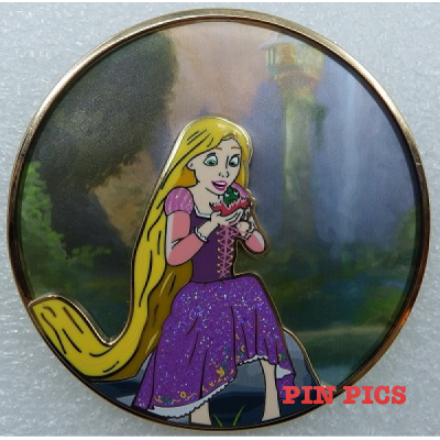 Artland – Rapunzel and Pascal – Tangled – Pin On Glass Series