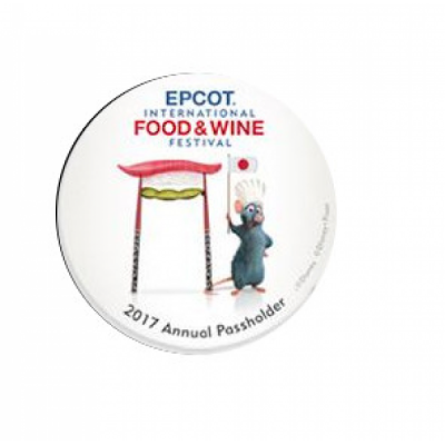 WDW - 2017 EPCOT International Food and Wine Festival AP Remy Torii Gate Button