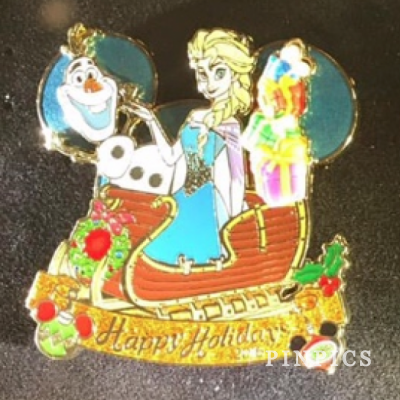 HKDL - Frozen Holiday - Elsa and Olaf
