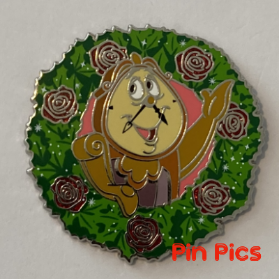 UK DS - Cogsworth - Beauty and the Beast - Christmas Wreath - Mystery