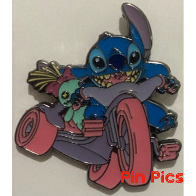 Loungefly - Stitch and Scrump - Lilo and Stitch - Tricycle, Pink Wheels - Stitch Scrump Fun - Mystery