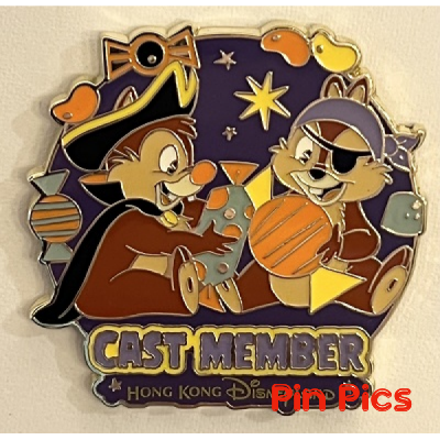 HKDL - Chip and Dale - Pirates - Halloween - Cast Member