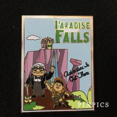 DSSH - Carl and Russell - Up - Paradise Falls - Postcard