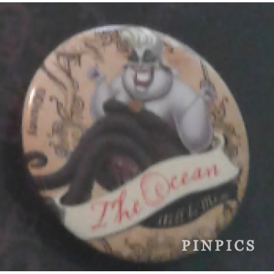 Disney Villains Mini Button 6 Pack Set – Ursula