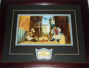 Lady and the Tramp Tony's Restaurant Framed Set (4 Pins)