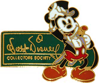 Mickey Mouse - Walt Disney Collectors Society - Magician Mickey Membership Pin - Top Hat and Tails