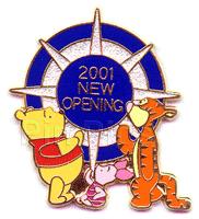 JDS - Pooh, Piglet & Tigger - Nagoya Matsuzakaya - Grand Re-opening - From a 8 Pin Set