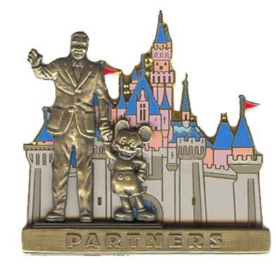 DL - Partners Statue with Sleeping Beauty Castle